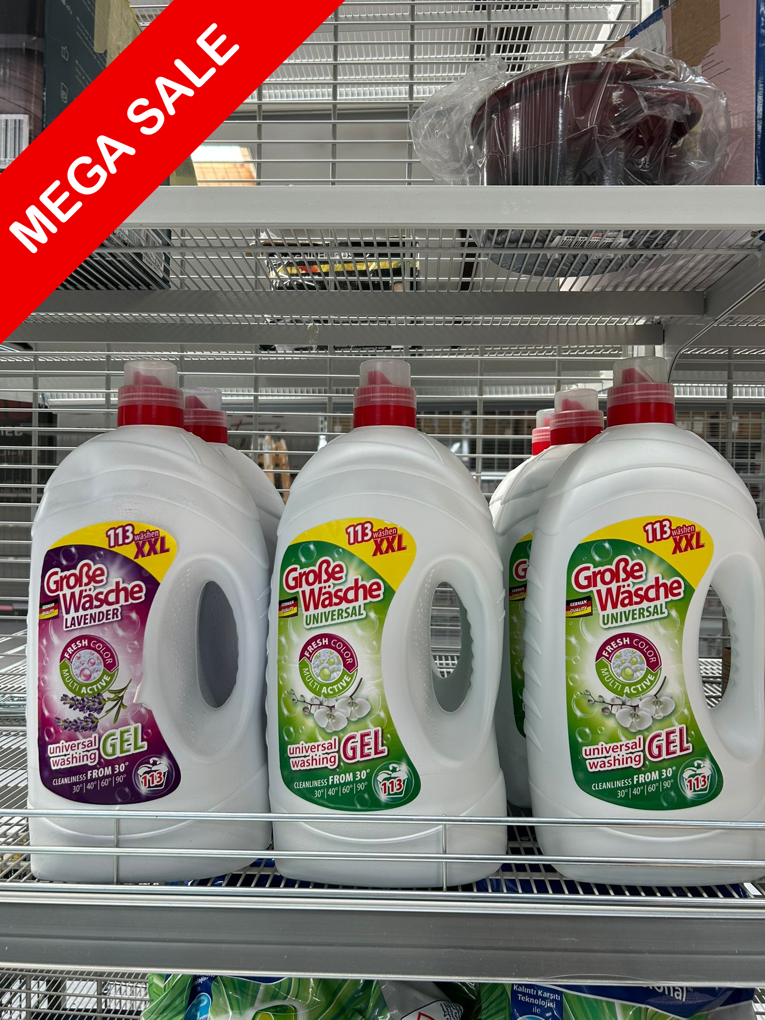 Große Wäsche Gel 5,60 kg BiLi SHOP