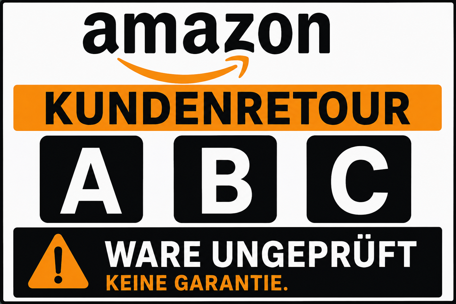 AMAZON KUNDENRETOUR A,B,C Ware Ungeprüft keine Garantie. BiLi SHOP