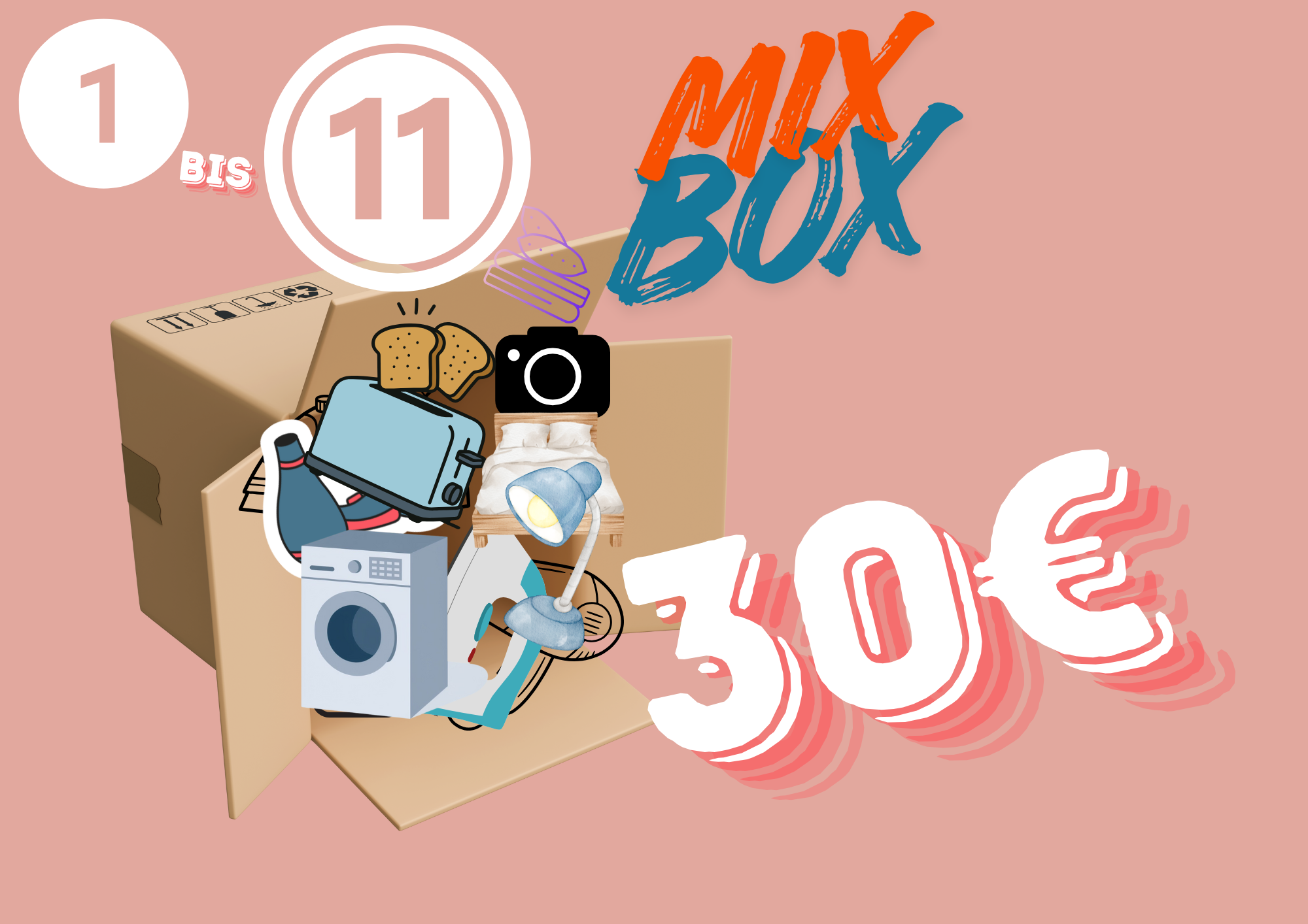 Black - Mix Box BiLi SHOP
