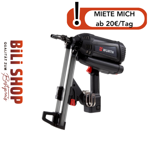 Gasbolzenschubgerät von WÜRTH mieten – Schnelle und präzise Bolzenbefestigung BiLi SHOP