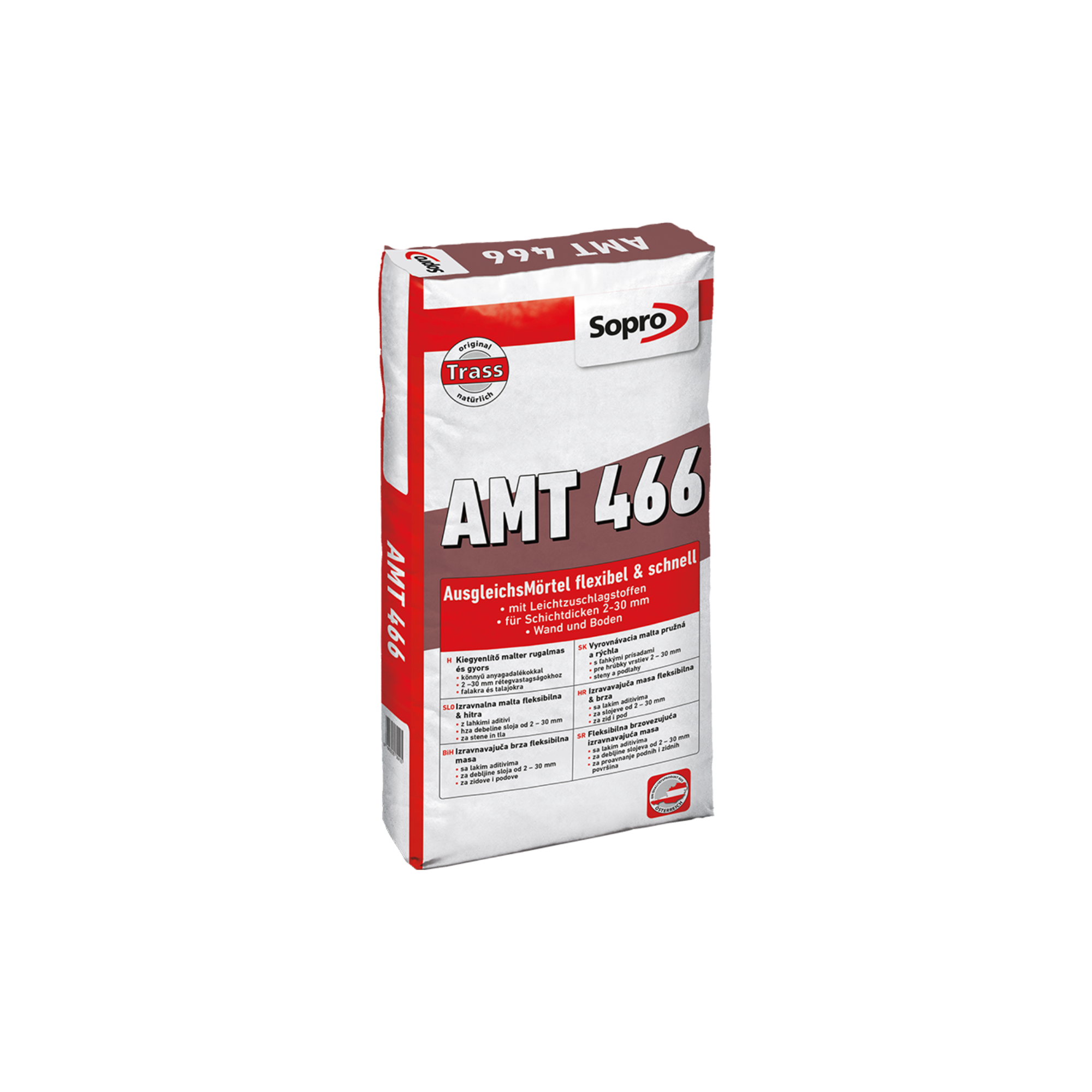 Sopro AMT 466 Ausgleichsmörtel flexibel & schnell mit Trass