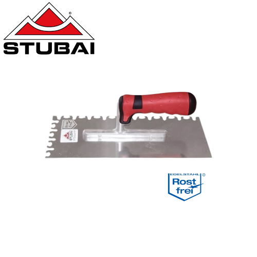 Stubai - Glättekelle Gezahnt Rostfrei HOLO TOP - Ergonomischer Griff, Präzises Arbeiten BiLi SHOP