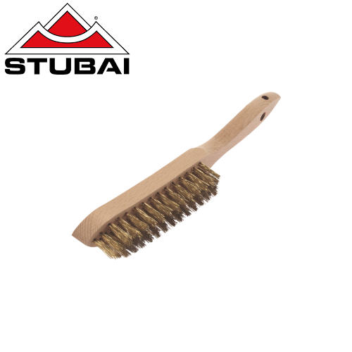 Stubai - Handdrahtbürste 4-reihig 0,30 mm - Robuste Bürste für gründliche Reinigungsarbeiten BiLi SHOP