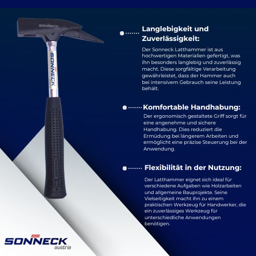 Sonneck - Latthammer – Robuster Hammer für vielseitige Anwendungen BiLi SHOP