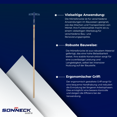 Sonneck - Mörtelkrücke mit/ohne Stiel BiLi SHOP
