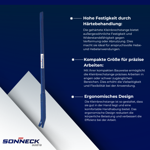 Sonneck - Kleinbrechstange gehärtet 600mm, 800mm, 1000mm BiLi SHOP