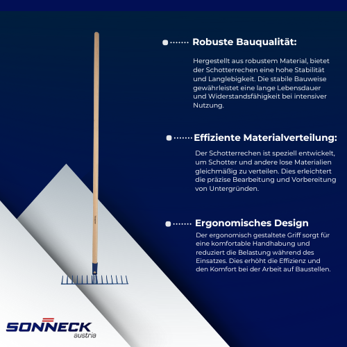 Sonneck - Schotterrechen – mit und ohne Stiel BiLi SHOP