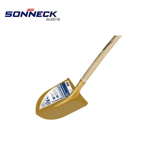 Sonneck - Super Sand-Schaufel Gold, ohne Stiel oder mit Buchenstiel BiLi SHOP