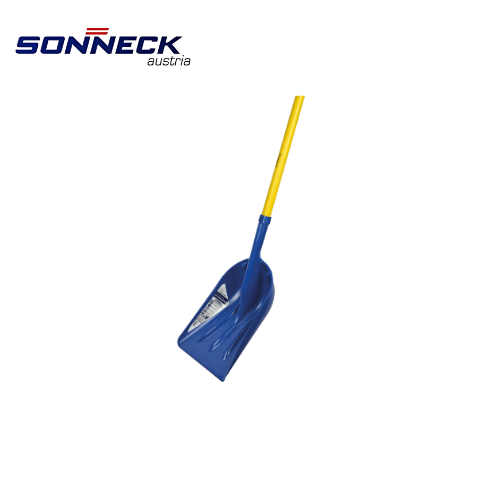 Sonneck - Kunststoffschaufel Blue Max, mit gelb lackiertem Stiel oder rohem Stiel BiLi SHOP