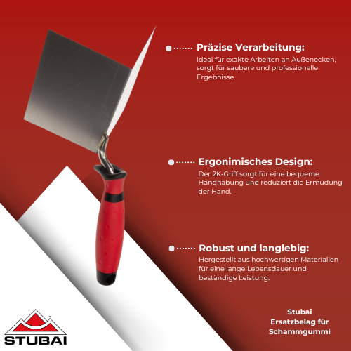 Stubai - Außeneckenkelle Serie 2K, rostfrei - 110/75/75 mm BiLi SHOP