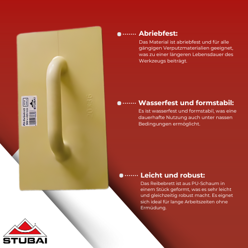 Stubai - PU-Reibebrett - Leicht, Robust, Profi-Qualität BiLi SHOP