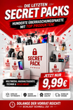 „Schnell zugreifen! Die letzten 479 Packs warten auf dich“ um nur 14,99€ pro Stk BiLi SHOP