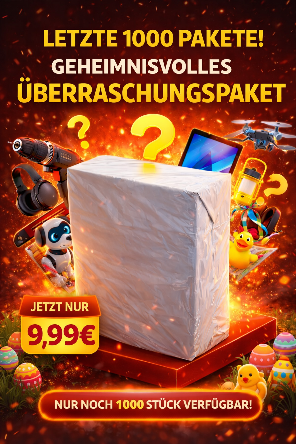 Geheimnisvolles Überraschungspaket OSTER ANGEBOT um nur 9,99€ BiLi SHOP