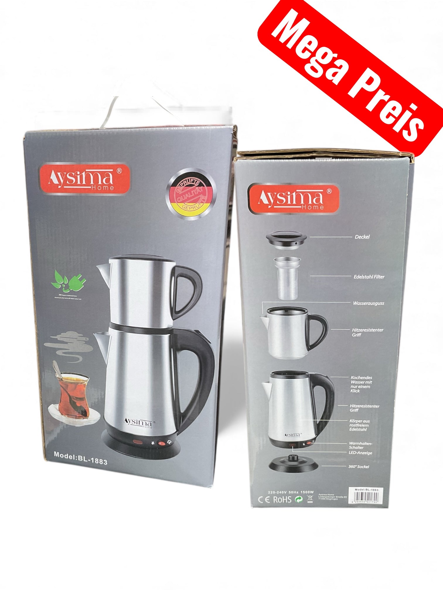 Aysima Elektro cay Matik BiLi SHOP