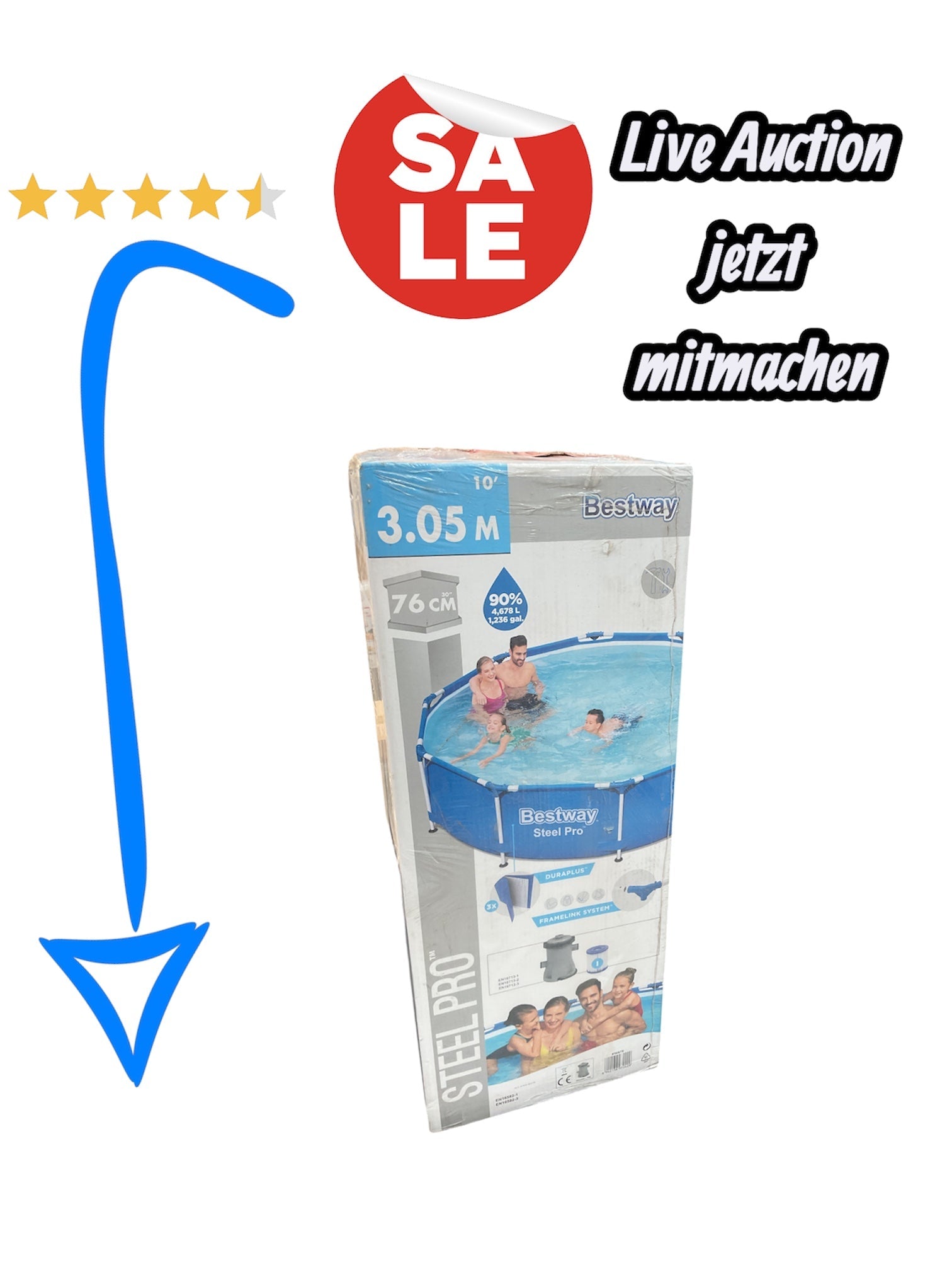 POOL NEU VK:€120 BiLi SHOP