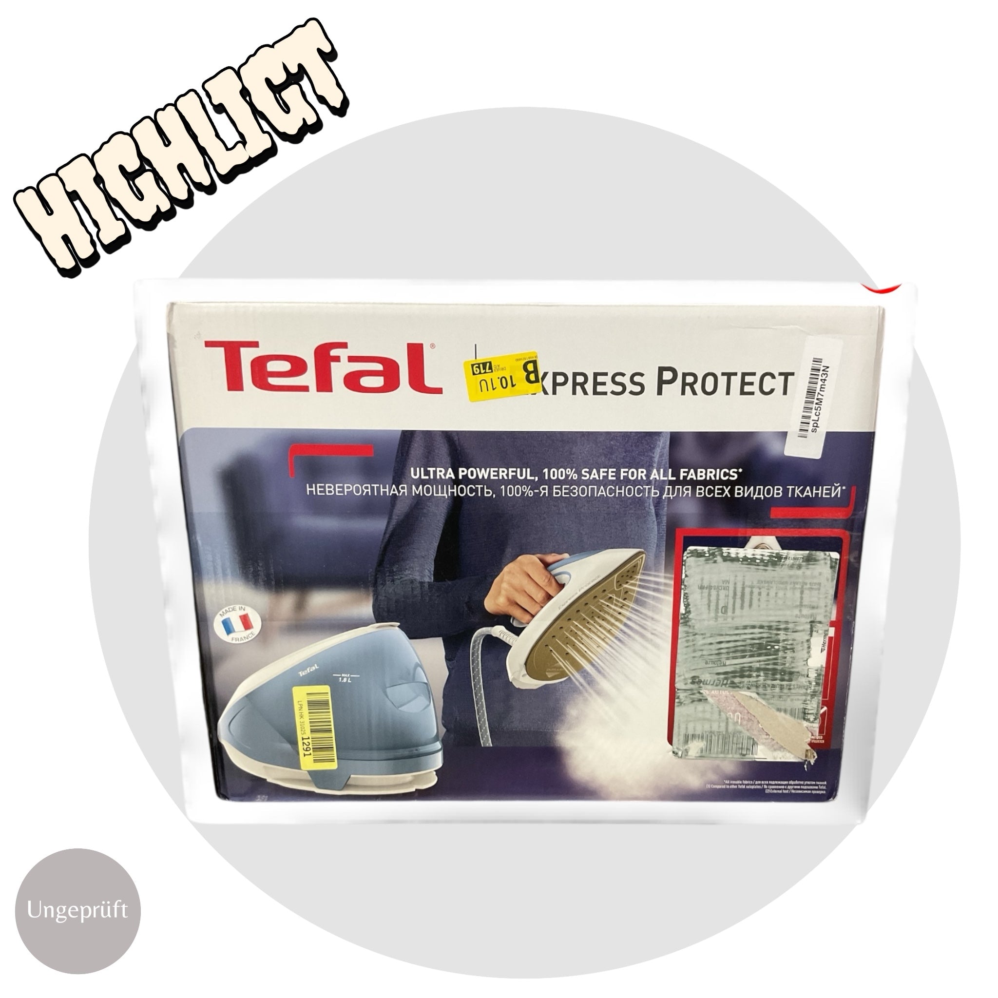 Tefal Bügeleisen mit Station Ungeprüft BiLi SHOP