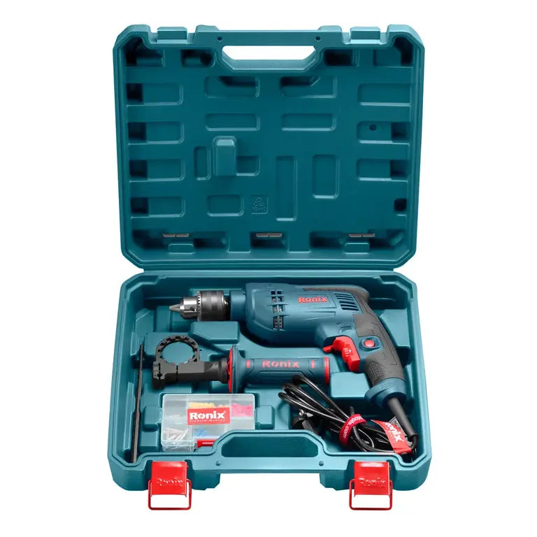 Ronix RS-0005 – 54-teiliges Schlagbohr-Set mit 750 W &amp; 13 mm Bohrfutter BiLi SHOP